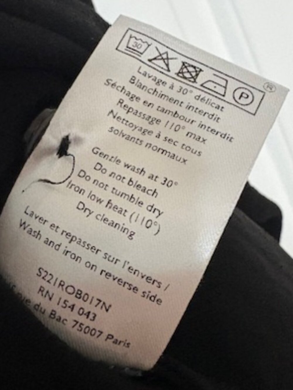 Sezane Lily Dress Black Mini LBD - Picture 7 of 8